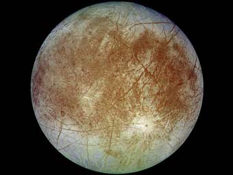 Спутник Юпитера планета Европа