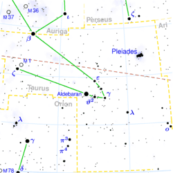 Плеяды (M45) находятся в Созвездии Тельца